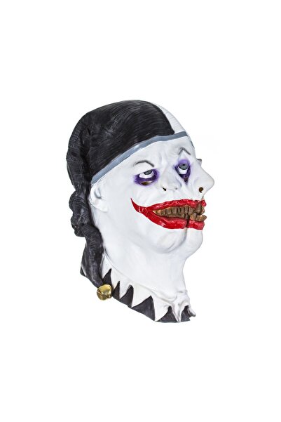 Korbi Masca din latex DOUĂ FAȚE CLOWN HALLOWEEN