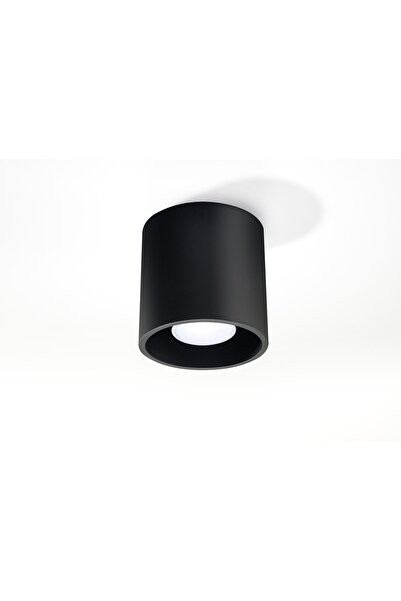 Sollux Lighting Spot de tavan negru, tub rotund 10 cm, GU10, Sollux