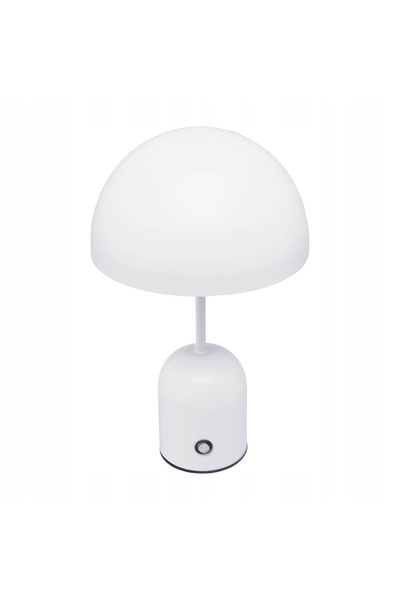 Italux Lampă de masă LED albă modernă pentru dormitor, de noptieră, CANTIA
