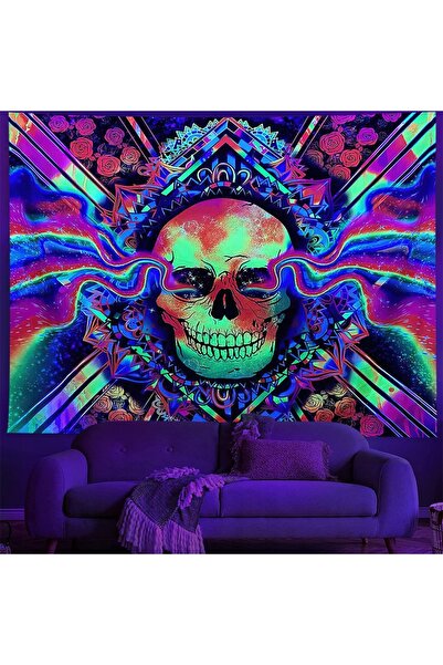 NO BRAND Decorațiune de perete Pictură UV Goblen Fluorescent REFLECȚIE 150x15...