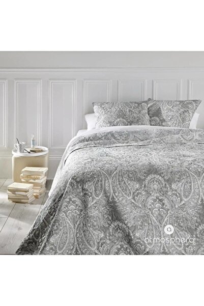 Atmosphera Cuvertură de pat gri deschis cu model mare 260x244