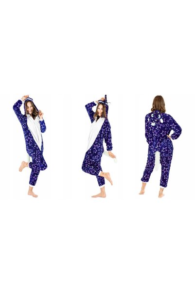 Onesies Pijamale bărbați, salopetă călduroasă, costum amuzant de iarnă pentru...