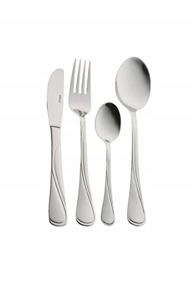 Kinghoff SET COMPLET DE TACÂMURI SATINATE 24 PIESE pentru 6 persoane cuțite f...