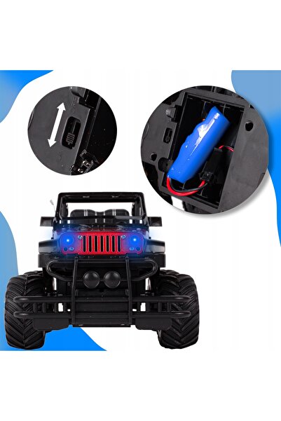 MalPlay Mașină RC Jeep Off-Road 1:20 din Metal, cu Telecomandă, pentru Băieți