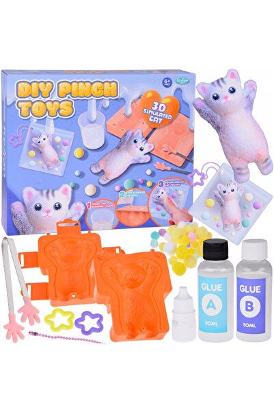 Jokomisiada Serie de seturi creative: Breloc antistres DIY KOTY GLUTY ZA5984