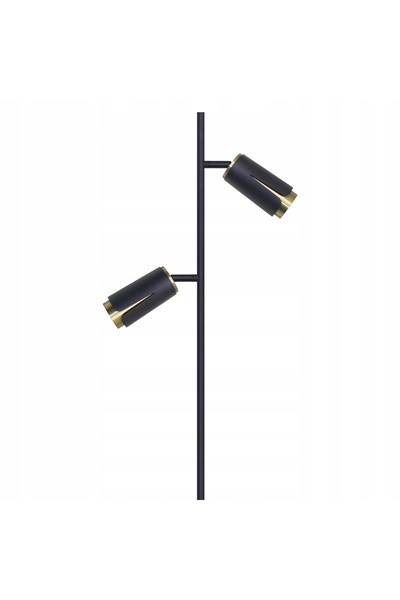 Milagro Lampadar FLOWER Negru Auriu 2xGU10 150cm pentru Casă și Cameră