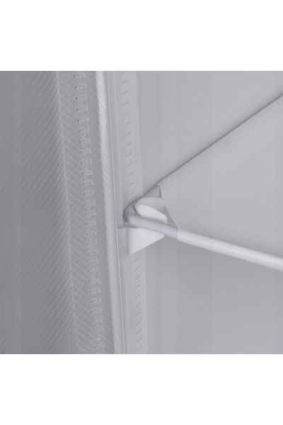 Gockowiak Dulap modular pentru încălțăminte, alb, tip raft, cu 12 niveluri și...