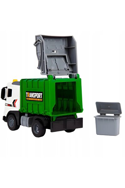 Norimpex Camion de gunoi, camion de jucărie INTERACTIV pentru copii, băieți d...
