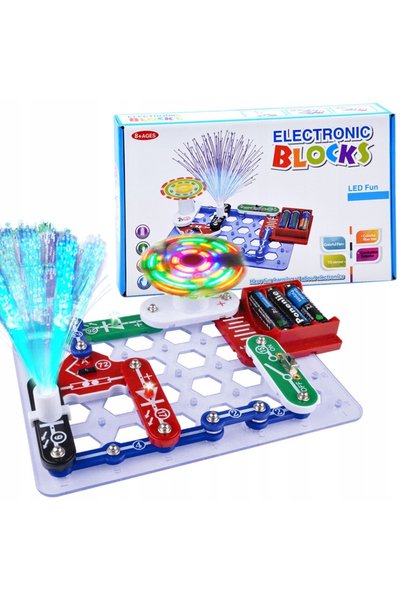 Jokomisiada SMALL ELECTRONICS kit educațional luminos ZA1626