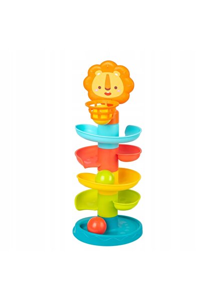 NO BRAND Placă de activități Montessori, placă cu tobogan, turn cu bile pentr...