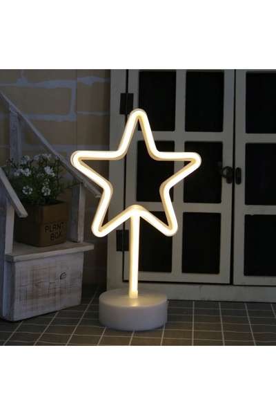 Pan i Pani Gadżet Lampă LED NEON-OWA 3D Stele, cu baterii