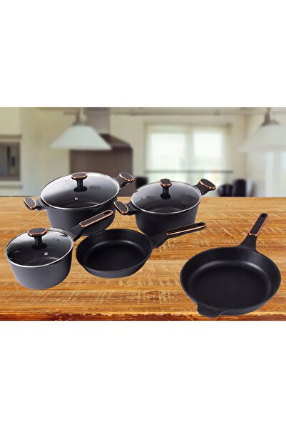 NO BRAND Set de vase de gătit Ronda Patelni, antiaderente, premium, pentru in...