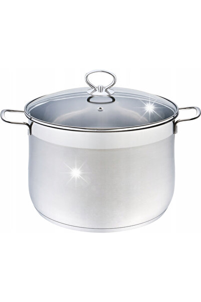 Maestro Oală din oțel cu capac pentru inducție și gaz 30cm 10.0L MR-3508-30