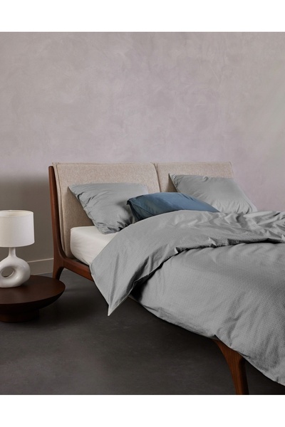 NO BRAND Set fețe de pernă Essenza Jule 70x80cm bumbac antracit