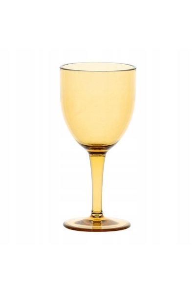 NO BRAND ROSE&TULIPANI FIABA Set de 6 pahare de vin 400 ml, culoare chihlimbar
