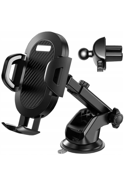 ALOGY Suport telefon auto pentru parbriz cu ventuză, universal, 3.5 - 6 inch