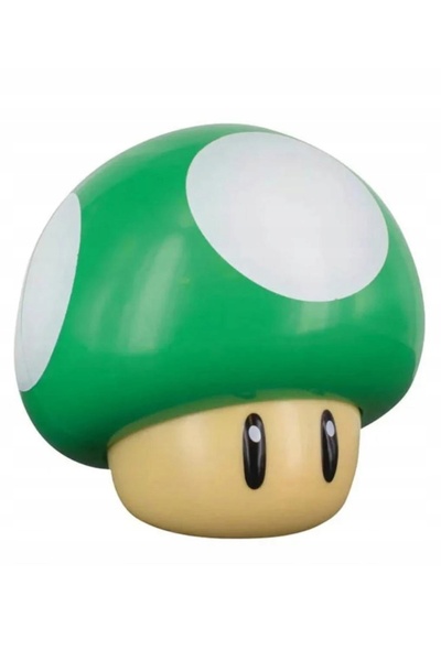 Pan i Pani Gadżet Lampă de veghe LED Mario, lampă ciupercă pentru copii, verd...