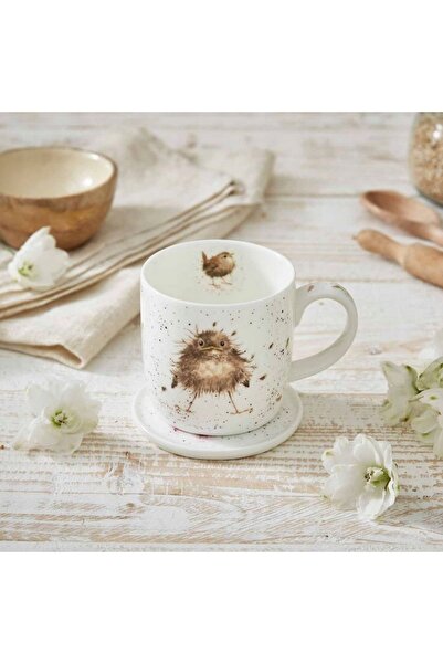 NO BRAND Cană Royal Worcester 310ml cu design cu păsări, pentru cadou, capaci...