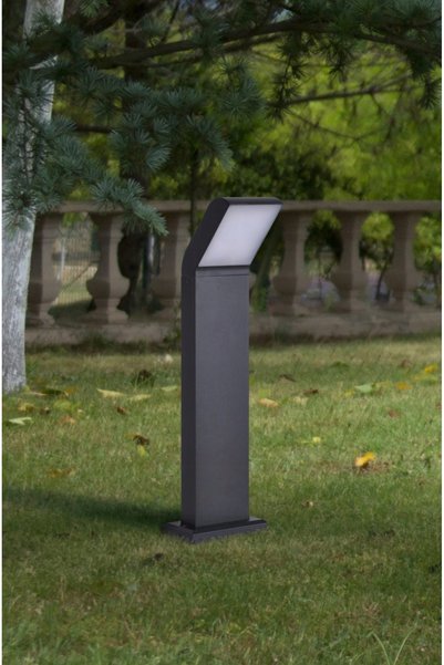 Kaja Lampadar exterior LED tip coloană pentru grădină, negru, 49 cm, 4000K, IP54