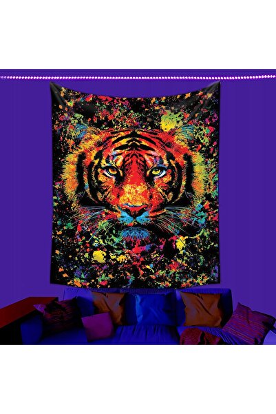 NO BRAND Decorațiune de perete Pictură UV Goblen fluorescent REFLECȚIE 150cm ...