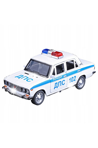 Pan i Pani Gadżet MAȘINĂ DE POLIȚIE LADA MODEL METALIC MAȘINĂ DE PATRULARE 1:...