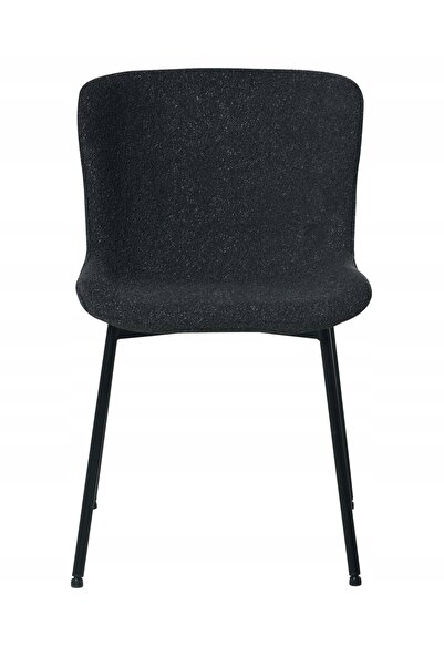 HowHomely Scaun tapițat SABLE pentru living, sufragerie, birou, grafit, loft,...