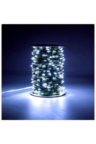 ECARLA Lumini de Crăciun 1000 LED Alb Rece, Rolă de cablu de 100m