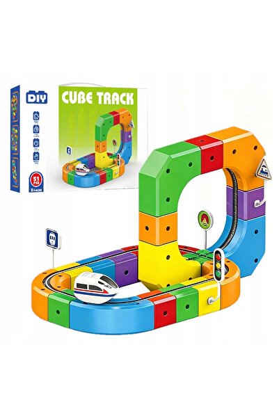 Allvo SET DE CONSTRUCȚIE MAGIC 3D MEGA - TREN ANTI-GRAVITAȚIONAL 81 EL RAILWAY