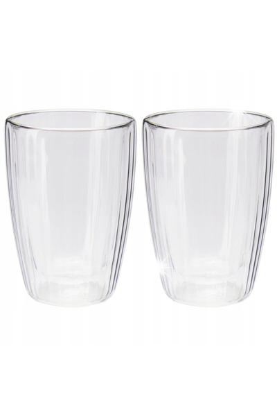 Koopman PĂHARE TERMICE CU PERETE DUBLE PENTRU CAFEA ȘI CEAI, 350 ML, 2 BUC.