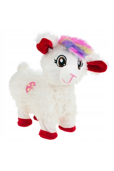 Martom Jucărie de pluș interactivă, dansatoare și jucătoare, alpaca/lama, pen...