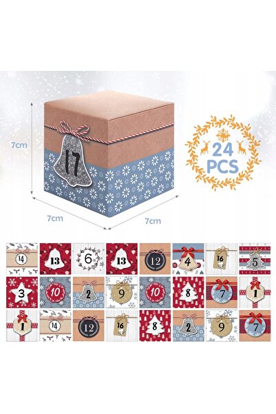NO BRAND CALENDAR DE ADVENT PENTRU A ÎNPLINIȚI O CUTIE CADOU DE CRĂCIUN