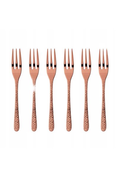 Sambonet Set de 6 furculițe Venezia PVD Cupru