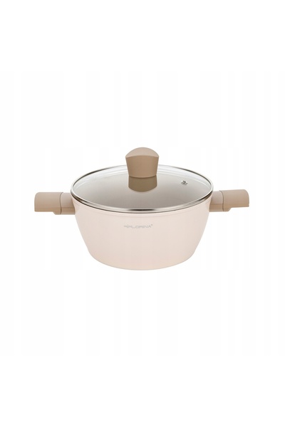 FLORINA Oală Mokka 20cm 2.1L Aluminiu cu înveliș ceramic Inducție Gaz