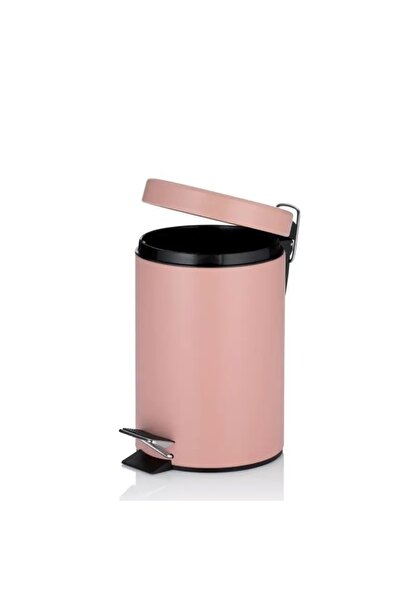 Kela Coș de gunoi pentru baie, mediu, 17 cm înălțime, 26 cm, 3 L, roz