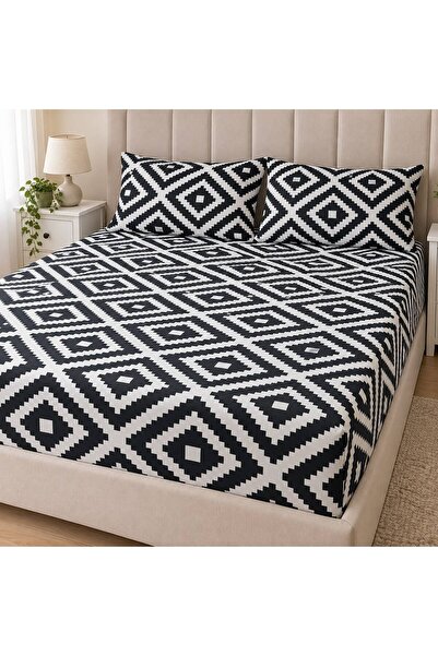 Pamuku Σετ σεντόνια Battal Size Elastic - 180 x 200 Denizli Παραγωγή