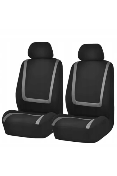 Aptel Huse scaune auto față-spate, negre, set complet