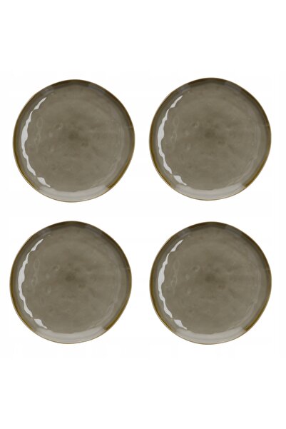 NO BRAND ROSE&TULIPANI CONCERTO GRIGIO TORTORA Set de 4 farfurii de salată 20 cm