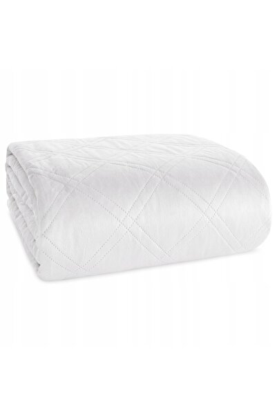 Eurofirany LUIZ/8/B 200x220 cm cuvertură de pat matlasată albă pentru pat sau...