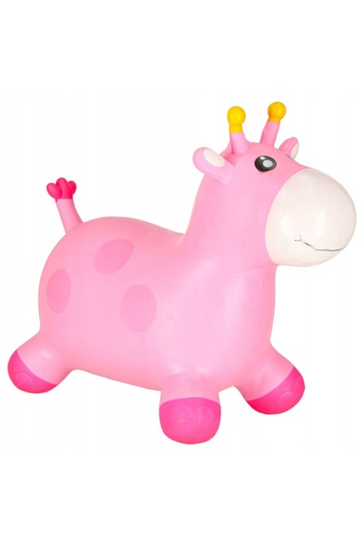NO BRAND Jucărie săritoare din cauciuc pentru copii, girafă girafka