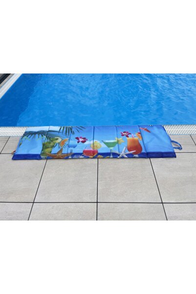 NO BRAND Saltea de plajă pliabilă impermeabilă KUBISPORT 195x55 cm