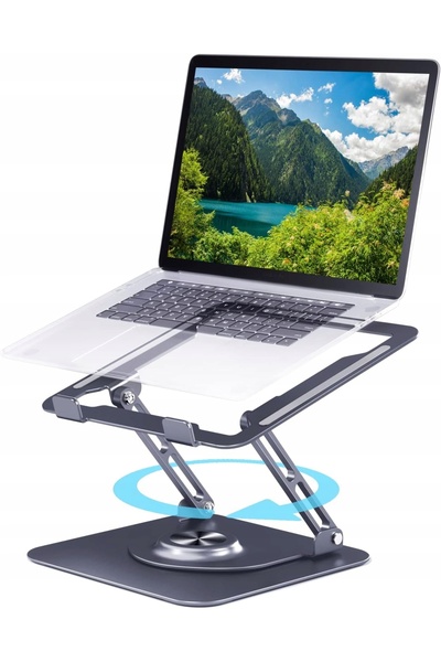 NO BRAND Suport metalic pentru laptop, rotativ, reglabil pe înălțime