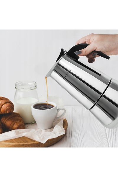 ZILNER Cafetieră, vas pentru cafea, 12 căni, 600ml, pentru inducție și gaz