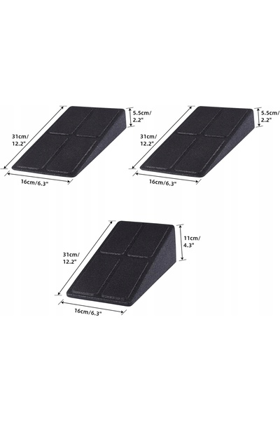 BODYMATE Bloc pană pentru genuflexiuni, abdomene și exerciții pentru picioare...