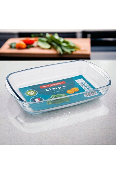 FLORINA Vas termorezistent Limpo 39x23 cm 3.6 l dreptunghiular mare