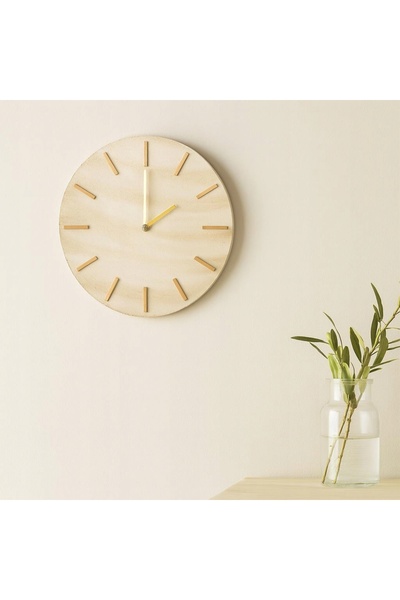 Home Styling Collection CEAS DE PERETE DIN MDF CU MOTIV DE MARMUR, DIAMETRU 3...