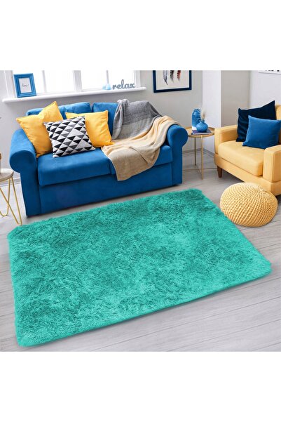 Strado Covor shaggy antiderapant modern pentru living, moale și pufos, 160x220