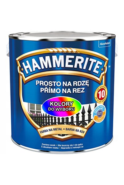 Hammerite Vopsea pentru metal, alb ruginiu, 0,7L