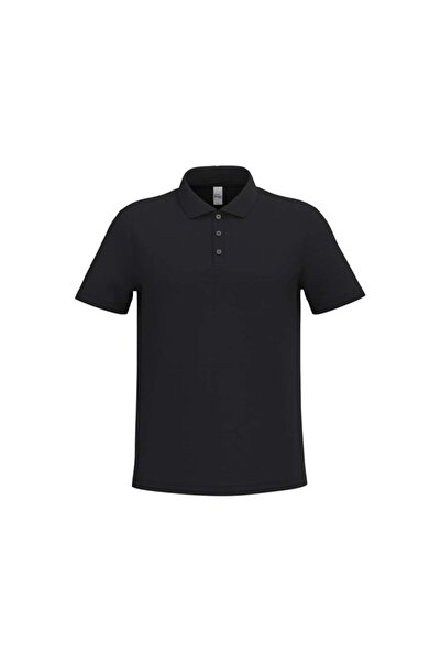 iDeal Basic Tricou polo bărbătesc din bumbac piqué 200 g/m², croială dreaptă,...
