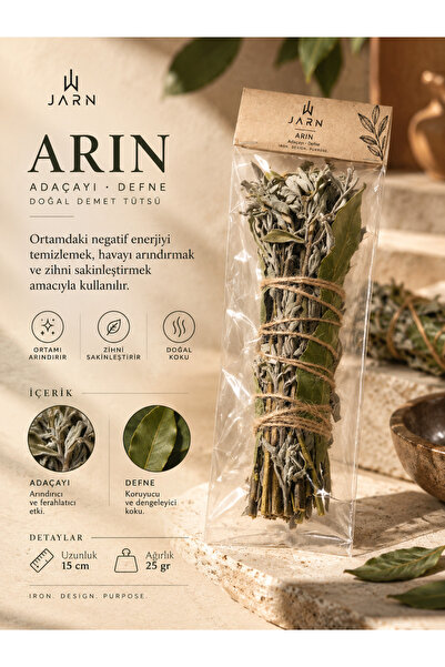 Jarn Arın Demet Tütsü - Adaçayı,Defne