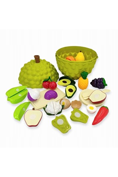 IN Set de tăiere fructe și legume cu Velcro pentru bucătărie, mare, 21 piese